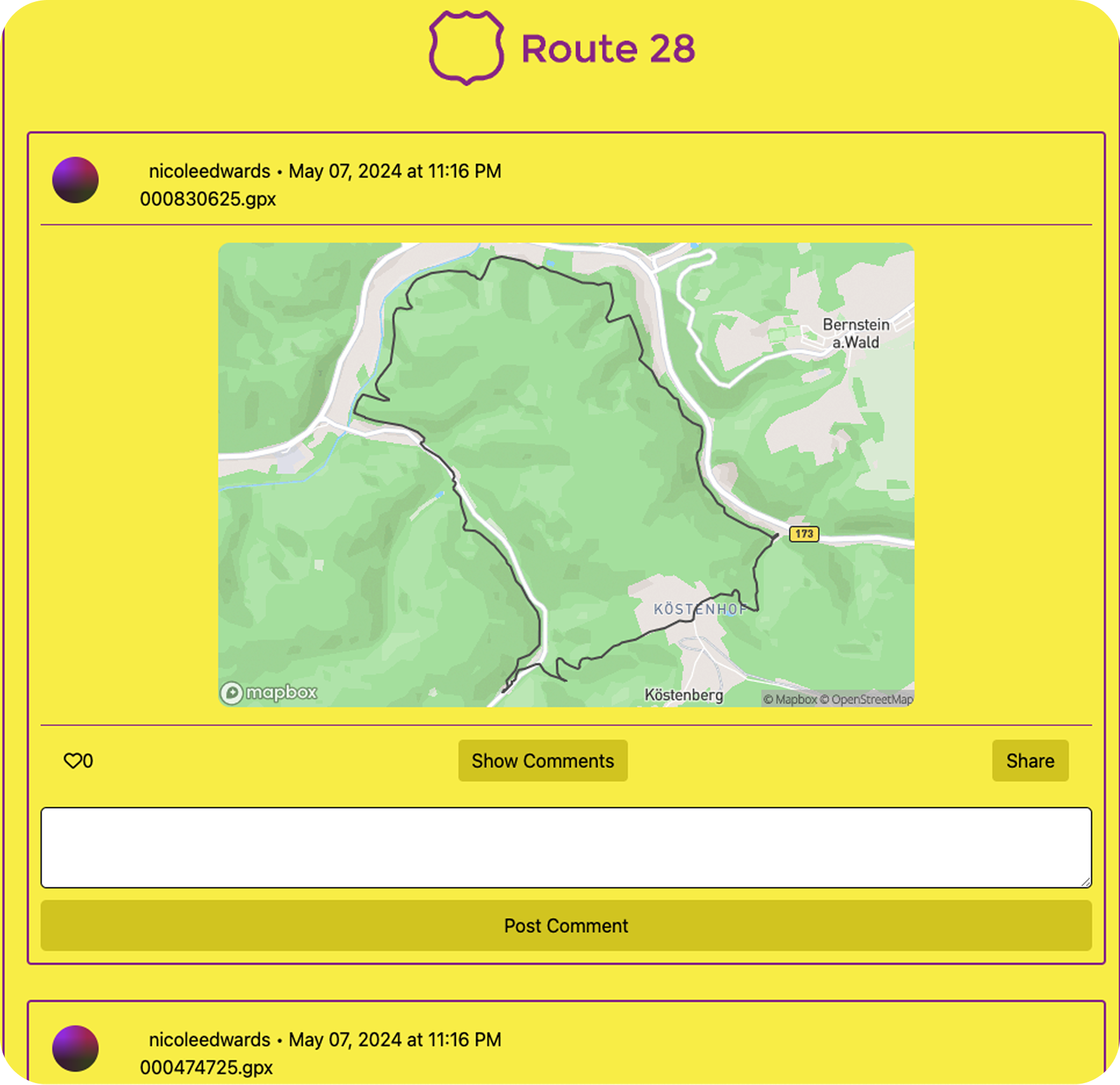 Route 28 High Contrast Mode